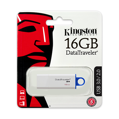 แฟลชไดร์ฟ Kingston รุ่น G4 สีเหลือง ความจุ 8GB