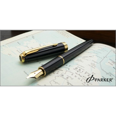 ปากกาหมึกซึม PARKER รุ่น SONNET07 LAQUE BLACK GT